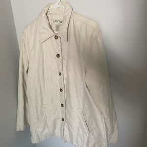 Orvis White Quilted Jacket